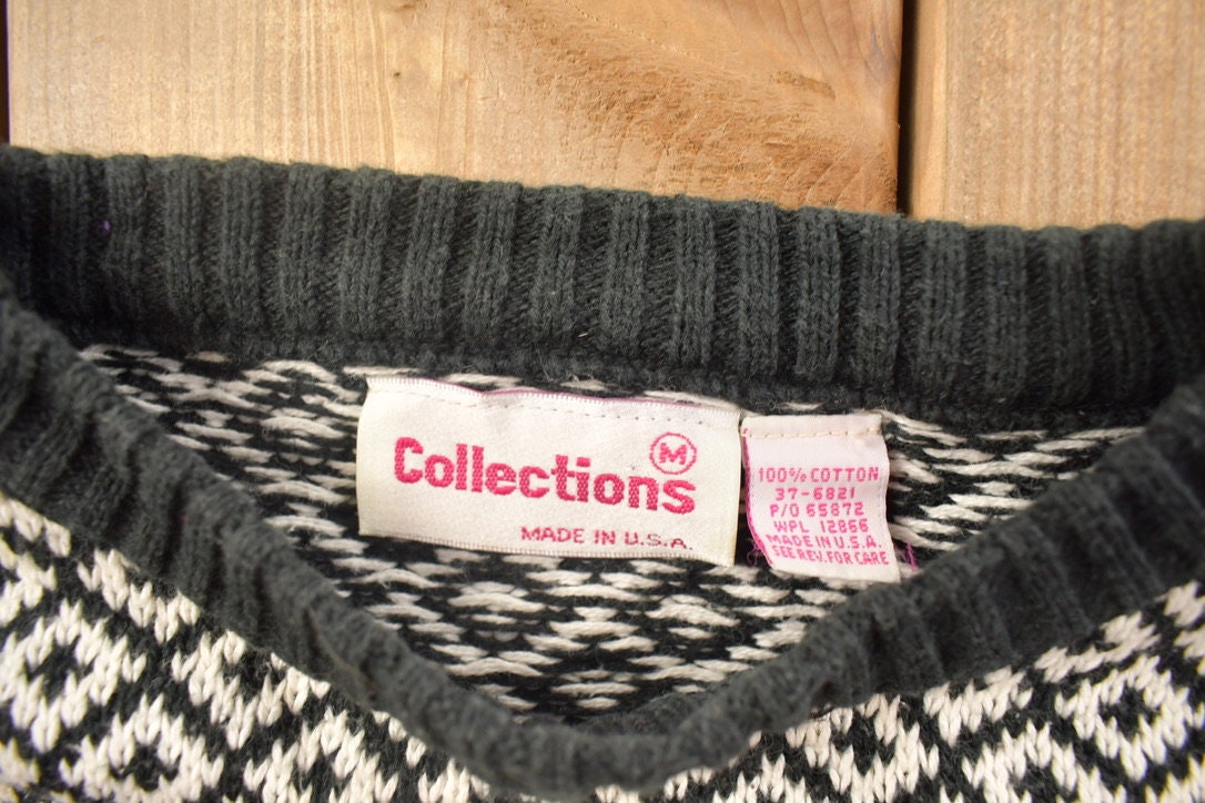 Vintage 1990s Collections Knitted Crewneck Sweater