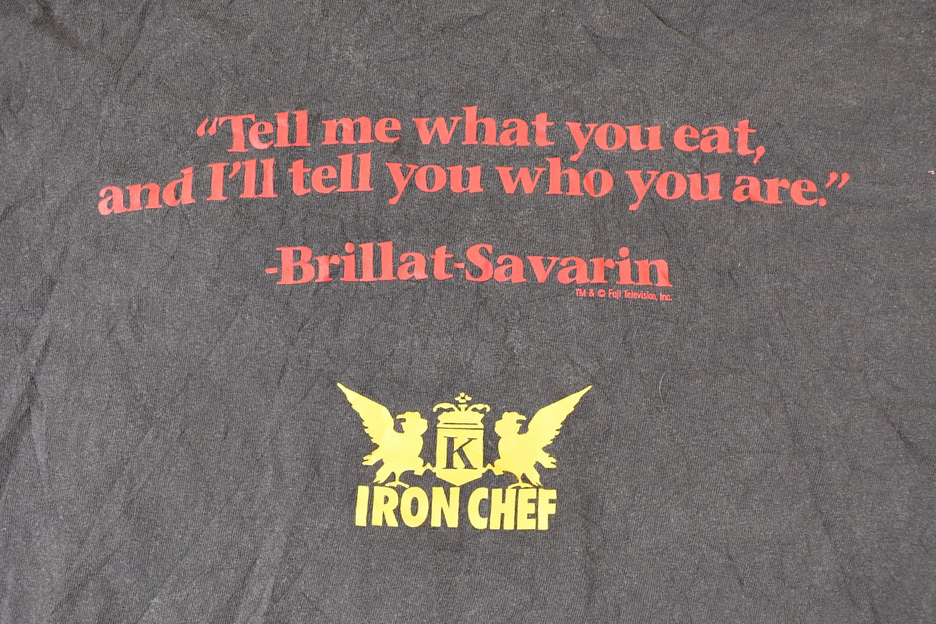 Vintage 1990s Iron Chef Souvenir Kitchen T-Shirt Men's XL