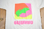 Vintage 1990 Greenwood State Team Graphic T Shirt