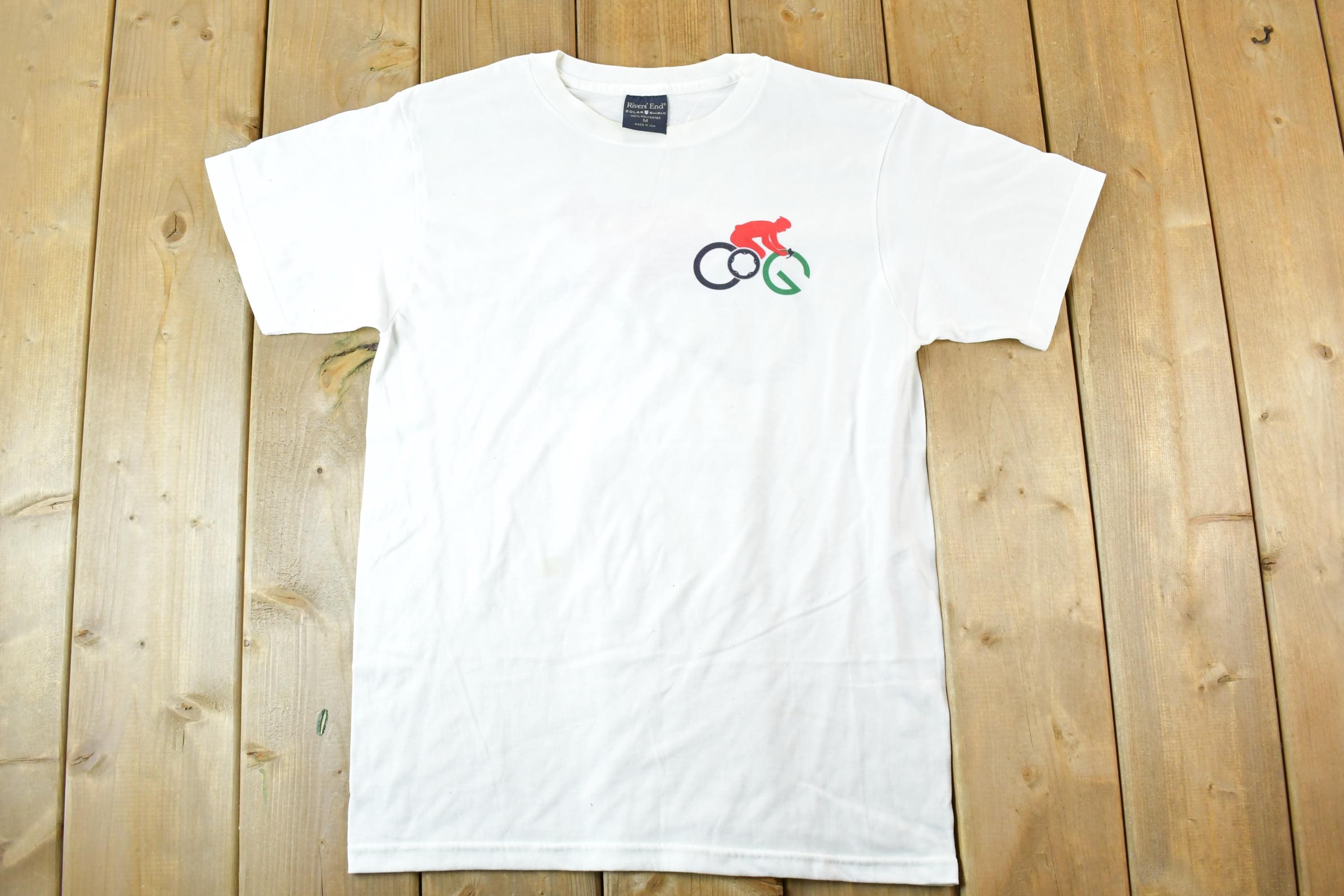 Vintage 1990s Cog Biking Souvenir T-Shirt Mens M