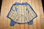 Vintage 1960s Deacon Brothers Windbreaker Jacket  Streetwear  Light Jacket  Vintage Windbreaker Checkered Liner