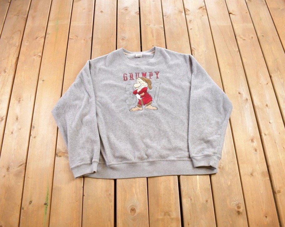 Vintage 1990s Grumpy Disney Fleece Sweater
