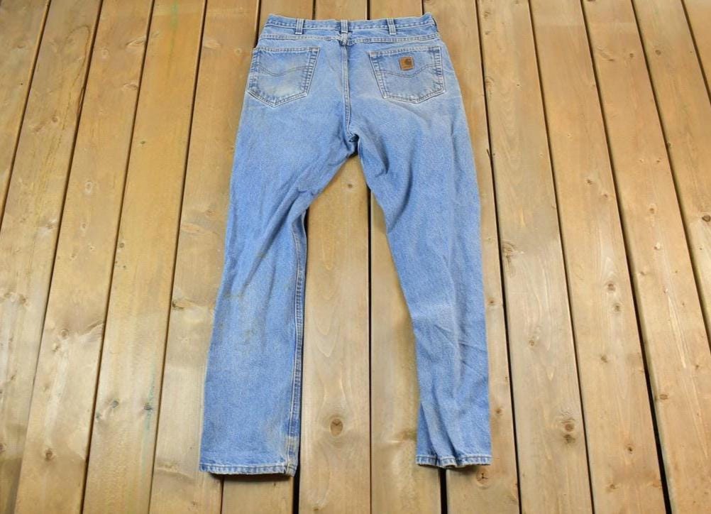 Vintage 1990s Carhartt Denim Jeans Size 36 x 32