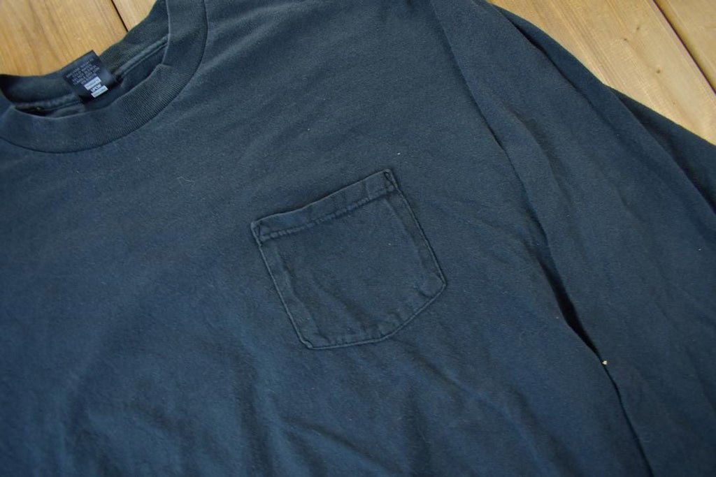 Vintage 1990s Union Till I Die USW Local 571 Long Sleeve Graphic T-Shirt