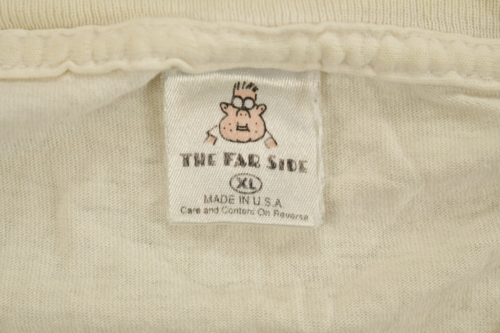 Vintage 1989 The Far Side Christmas Graphic T-Shirt