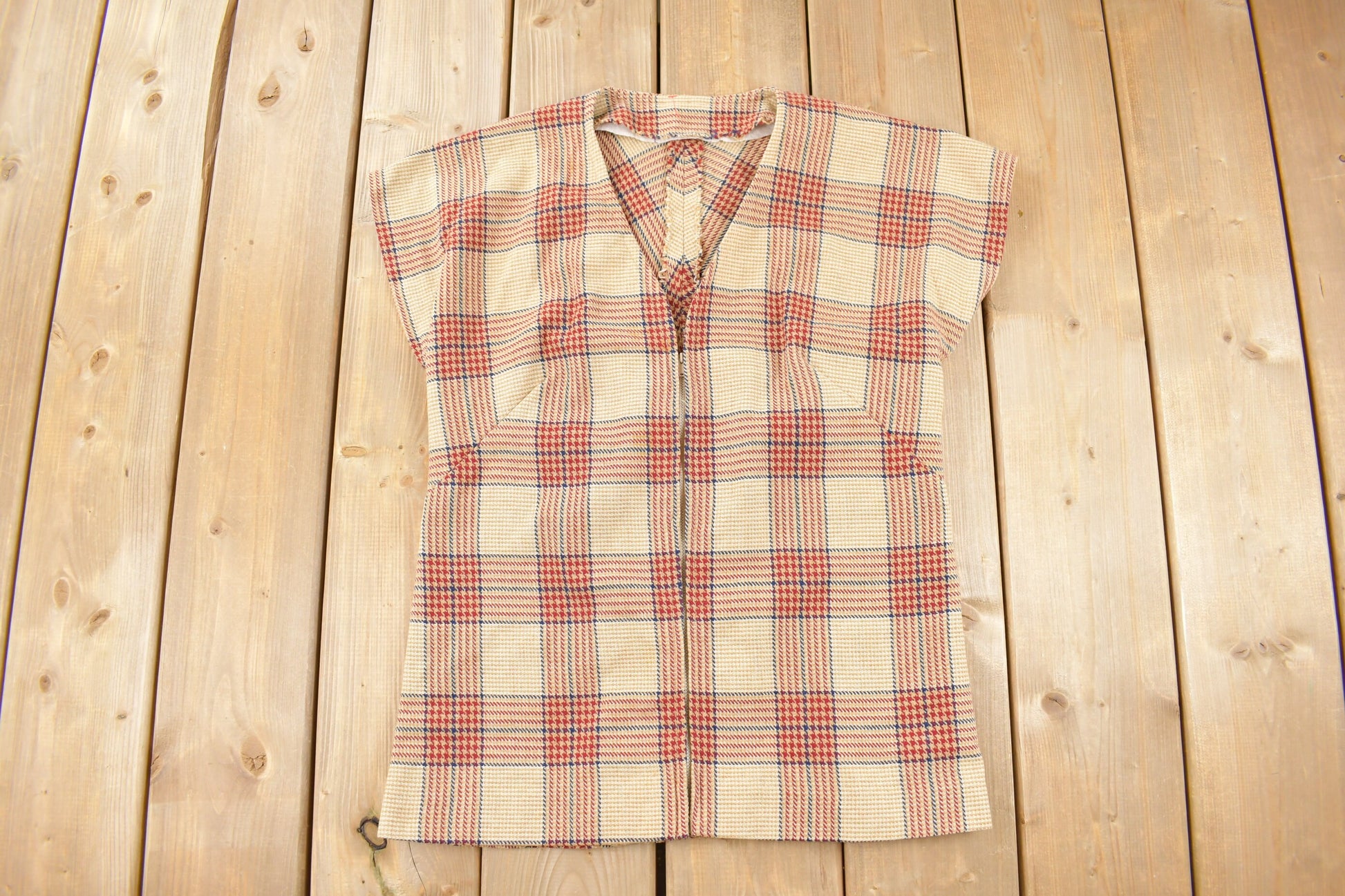 Vintage 1970s Wool Vest Sweater