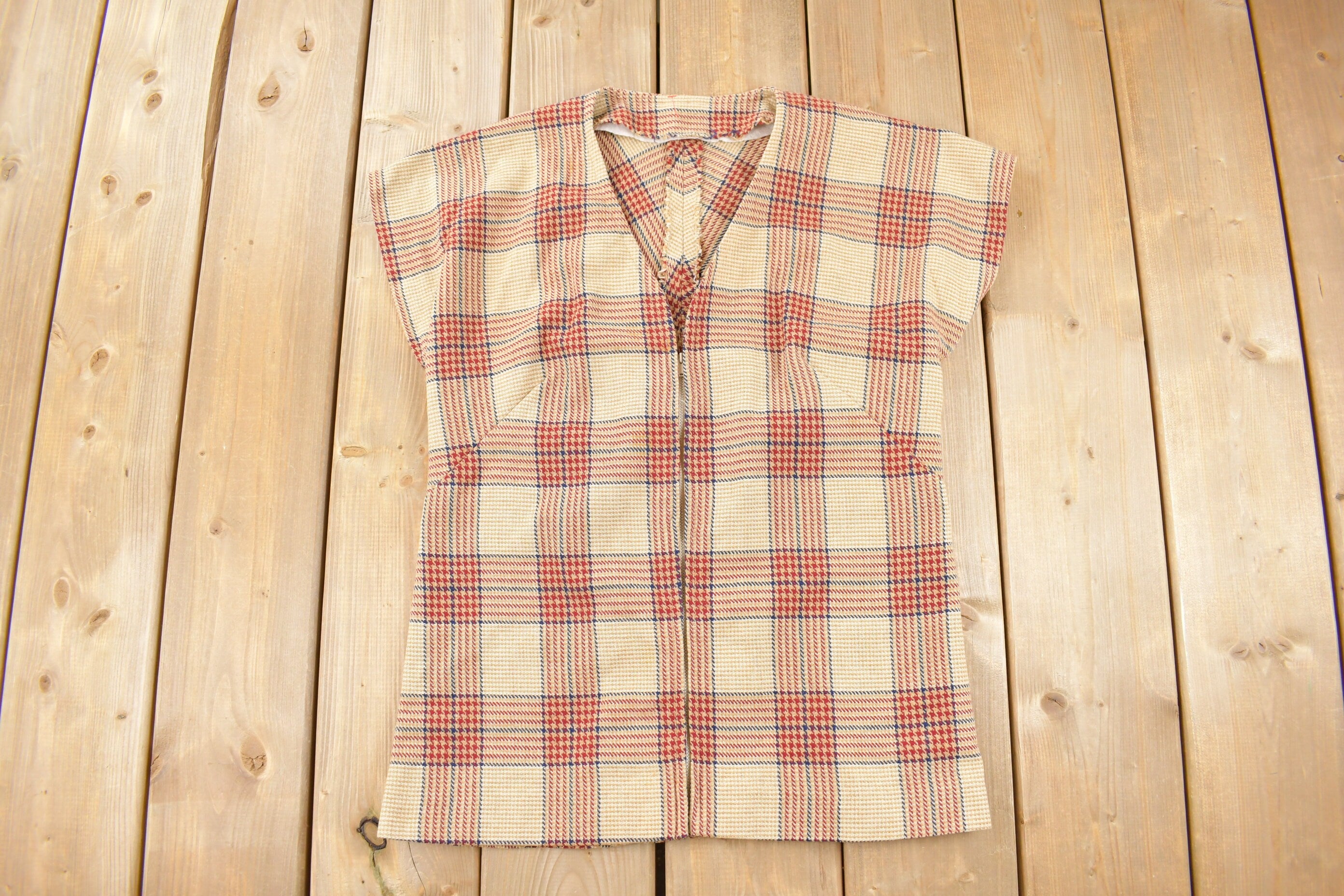 Vintage 1970s Wool Vest Sweater