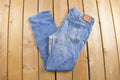Vintage 1990s Levi's Leather Tab Jeans Size 34 x 31