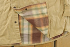 Vintage 1990s L.L. Bean Plaid Lined Button Up Shirt Men's XL Tall / Vintage Hiking Shirt / 90s Work Shirt / Outdoors
