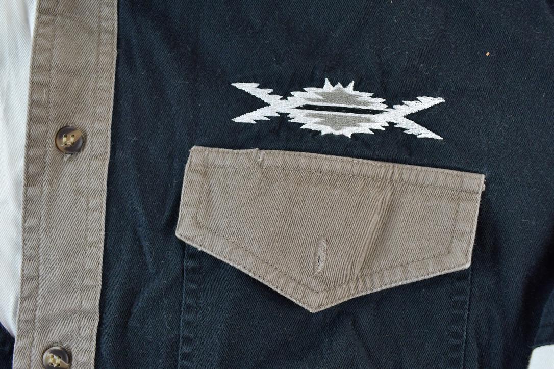 Vintage 1990s Aztec Button Up Shirt