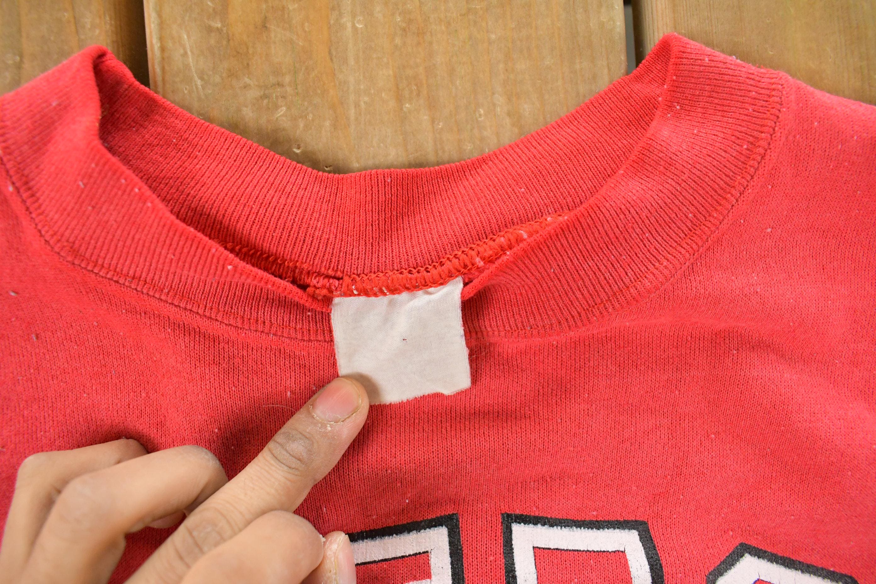 Vintage 1990s Ohio State Buckeyes Short Sleeve Crewneck Sweatshirt Men's Small