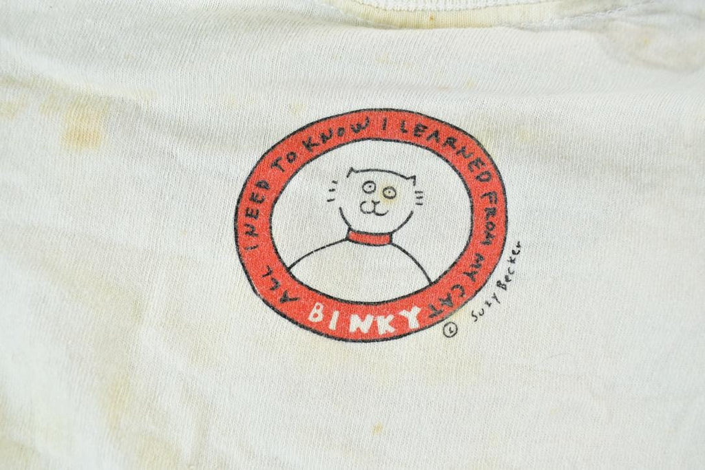 Vintage 1990s Cat Single Stitch Kitty T-Shirt