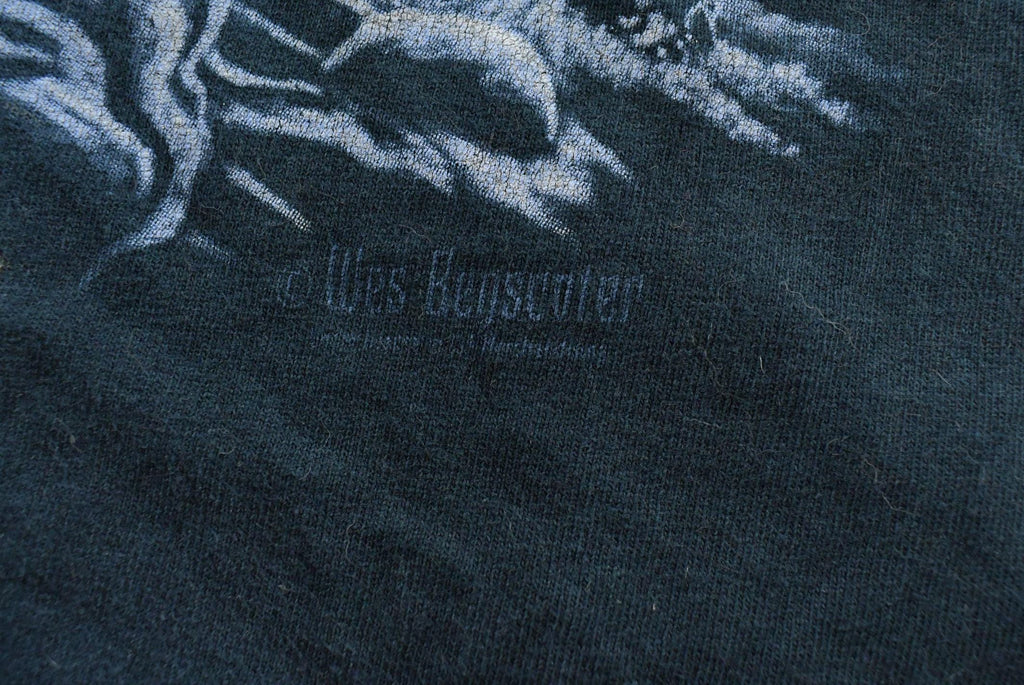 Vintage Y2K Wes Benscoter Skull Cave T-Shirt Mens S / Streetwear / Retro Style / 00s Graphic Tee / 2000s Tee / Emo / Goth