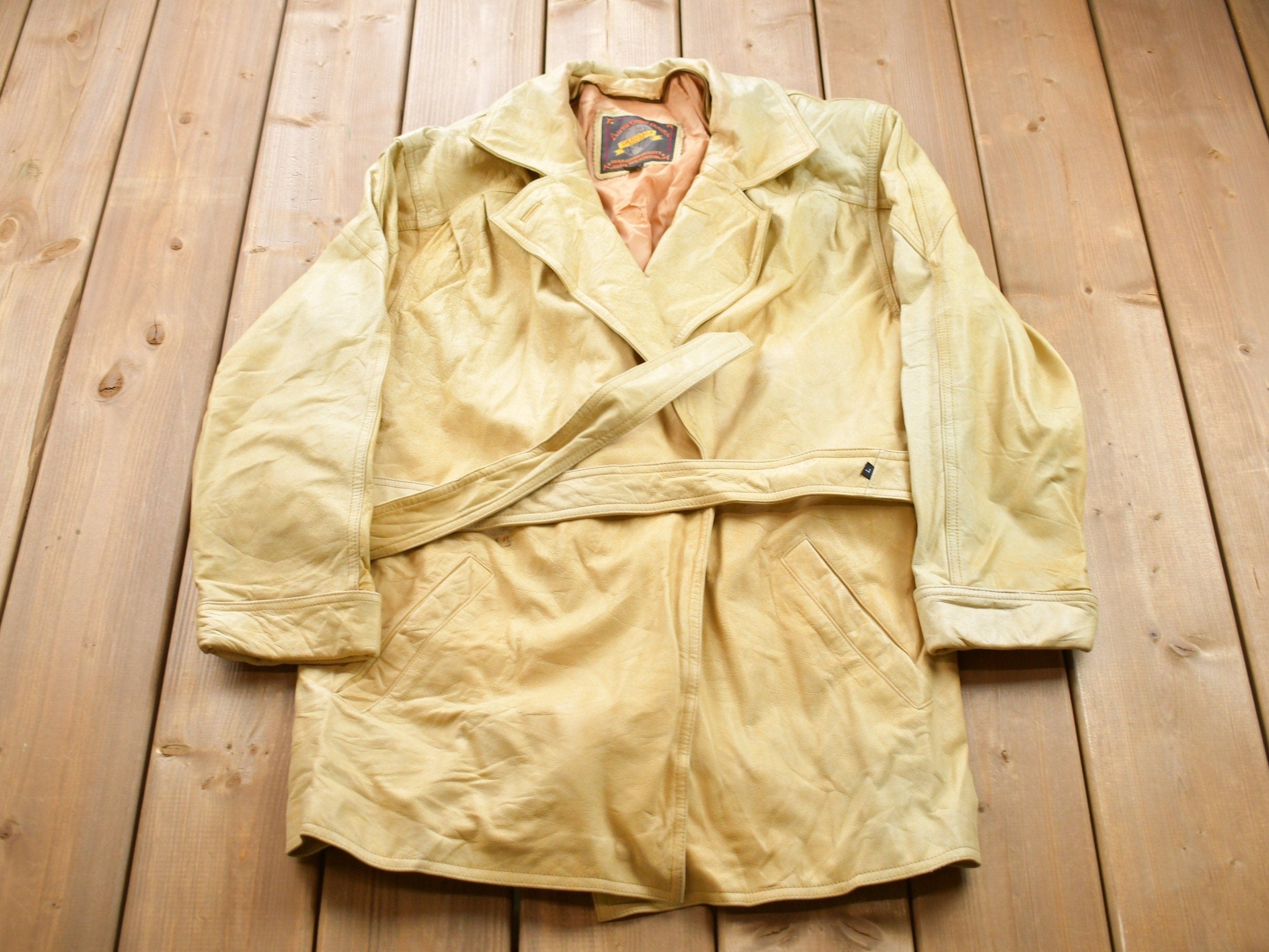 Vintage 1990s Adventure Bound Leather Jacket