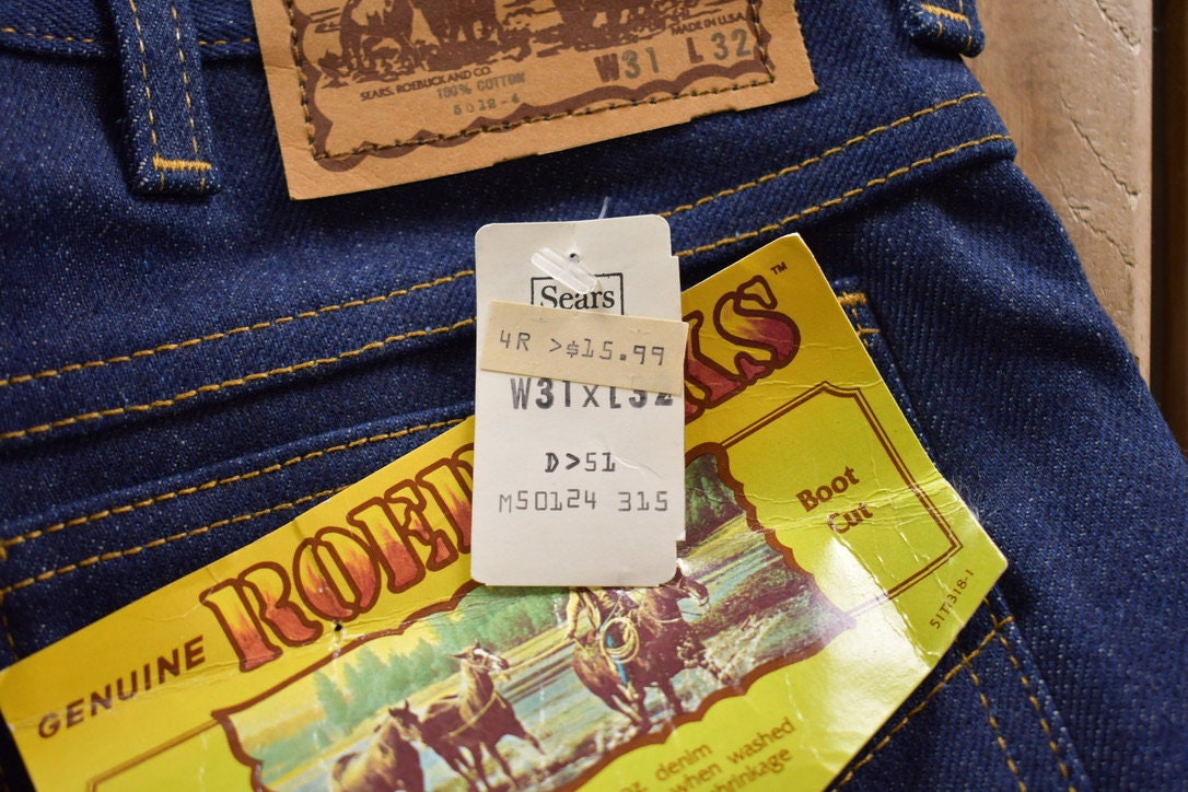 Vintage 1980s Roebucks Pants Size 30 x 33
