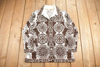 Vintage 1970s Mosaic Graphic Button Up Shirt