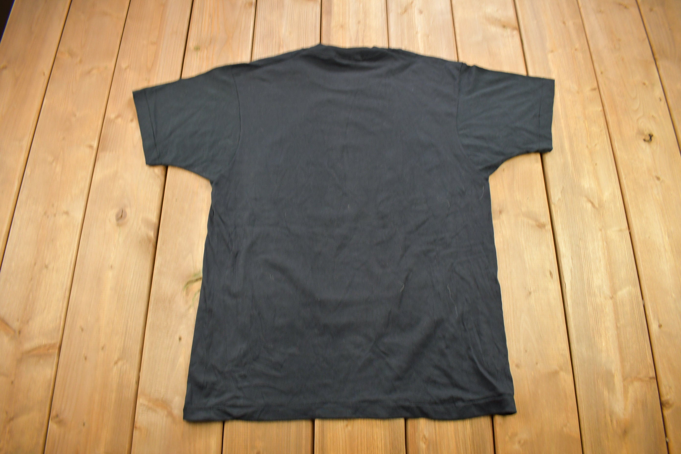 Vintage 1987 Harley Davidson Softail Graphic 3D Emblem T-Shirt