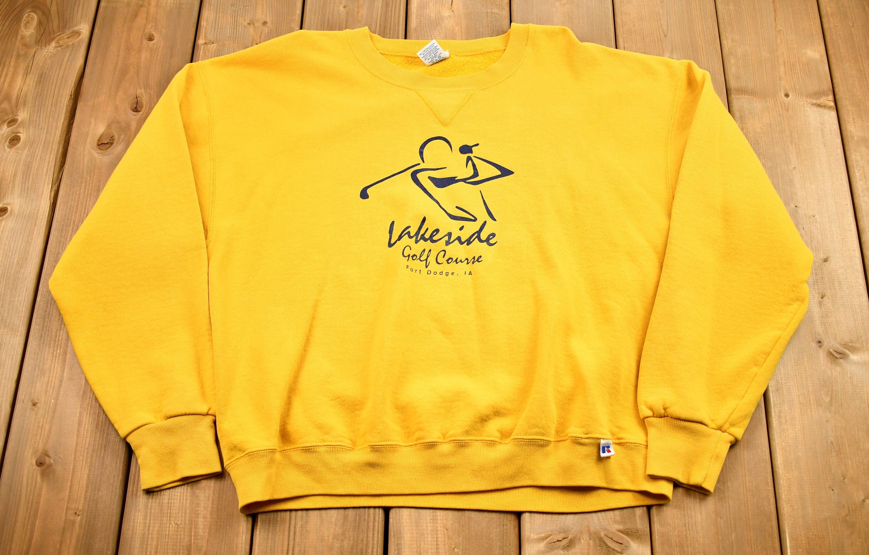Vintage 1990s Lakeside Golf Course Russell Athletics Crewneck