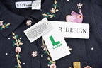 Vintage 1990s Headstock B.P Design Christmas Theme Knit Cardigan Sweater