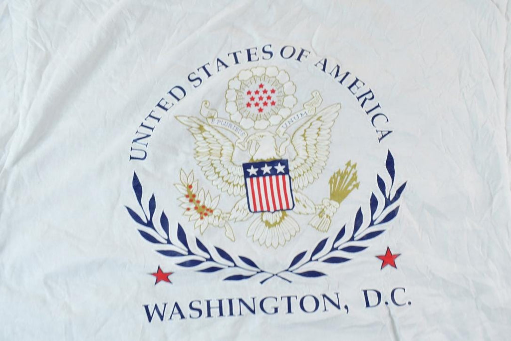 Vintage 1990s Washington DC USA Eagle Logo Souvenir T-Shirt