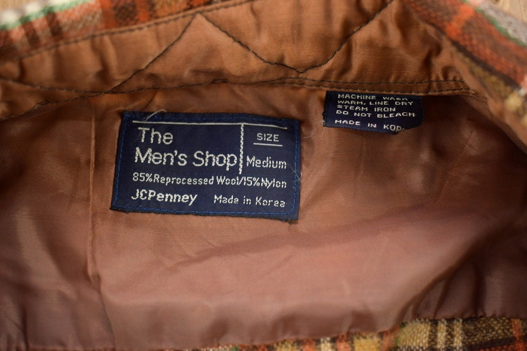Vintage 1990s JC Penney Plaid Flannel Button Up Shirt