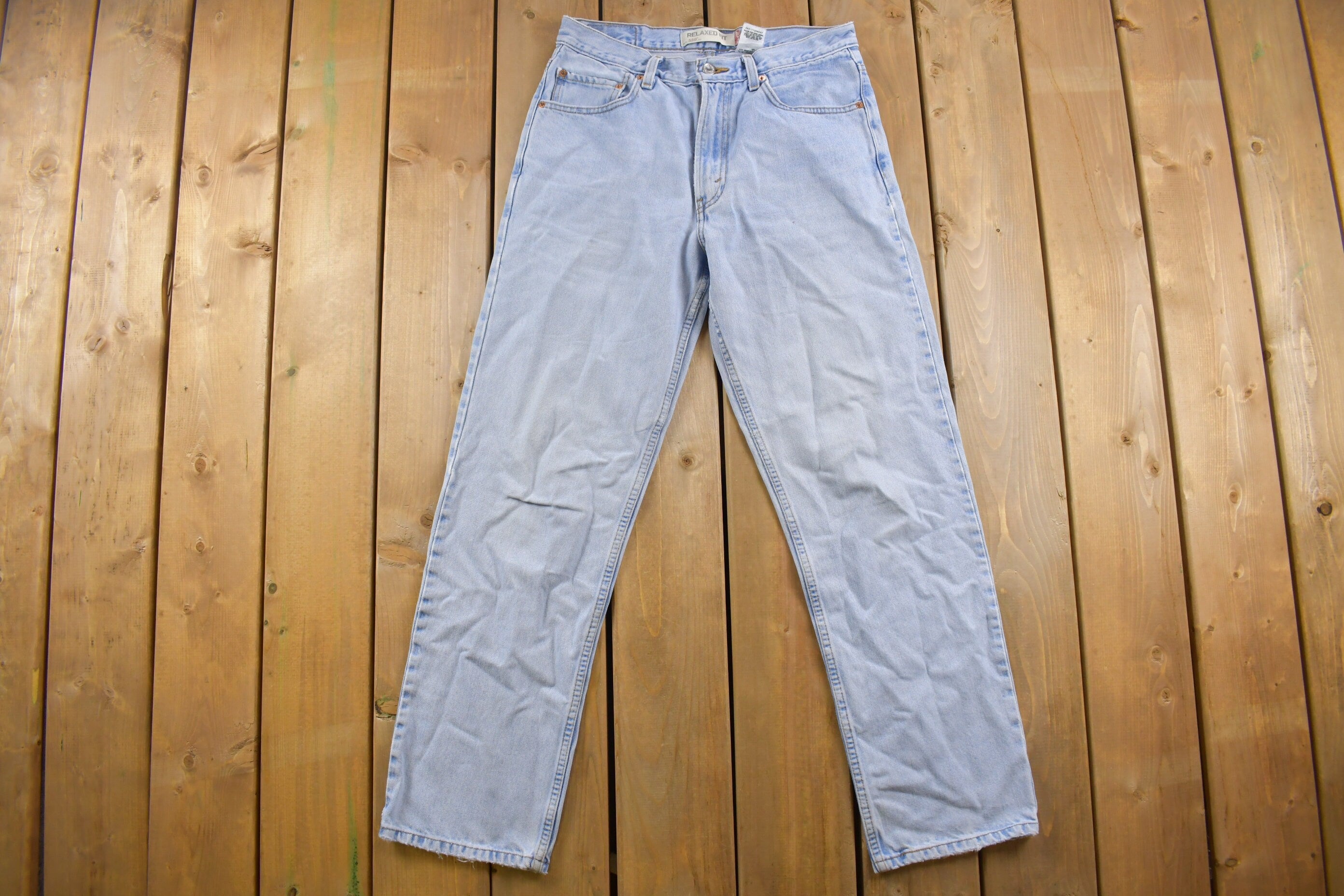 Vintage Y2K Levi's 550 Red Tab Relaxed Fit Denim Jeans Size 30 x 31