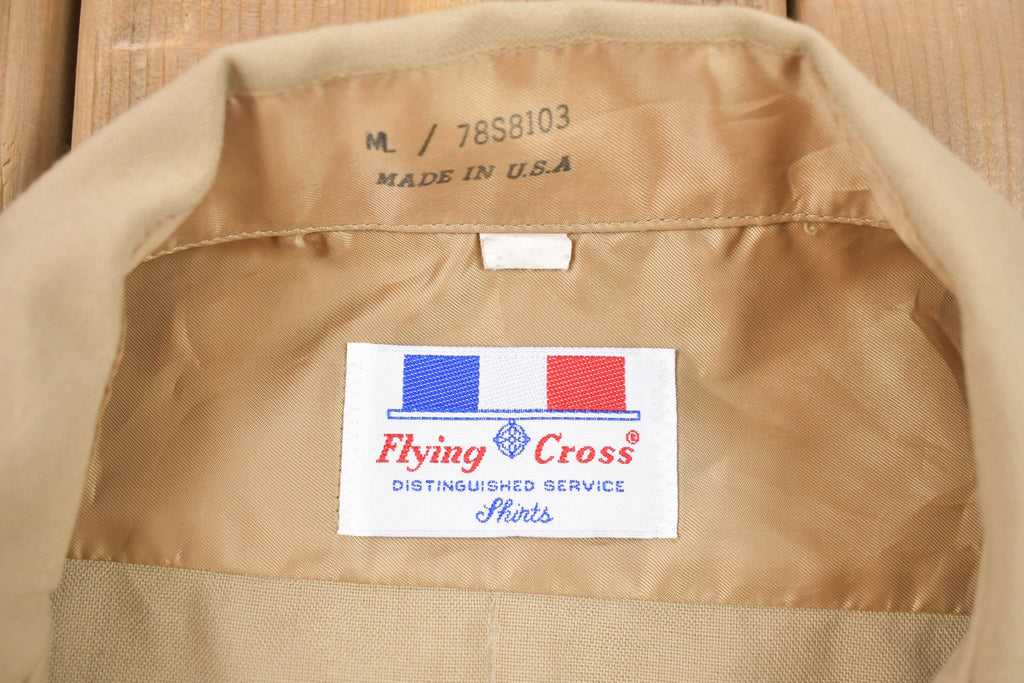 Vintage 1990s Flying Cross Button Up T- Shirt