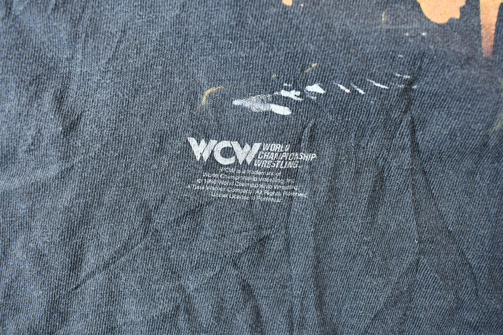 Vintage 1998 WCW Bill Goldberg Fear the Spear Wrestling Graphic T-Shirt