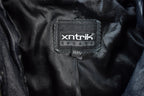 Vintage 1990s Xntrik Sports Leather Bomber Motorcycle Jacket