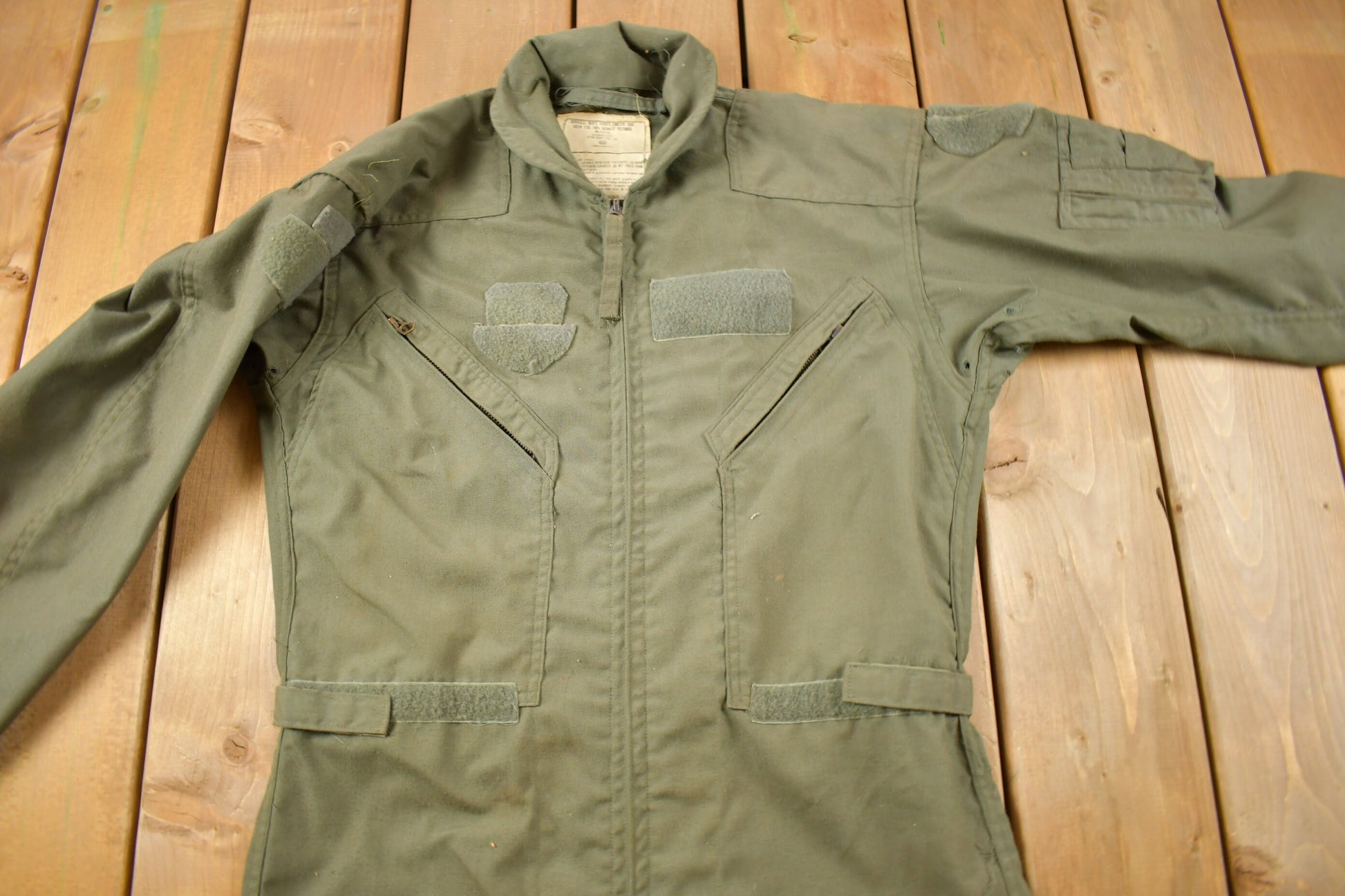 Vintage 1980 Military Flyer Coverall Jumpsuit Size 40R