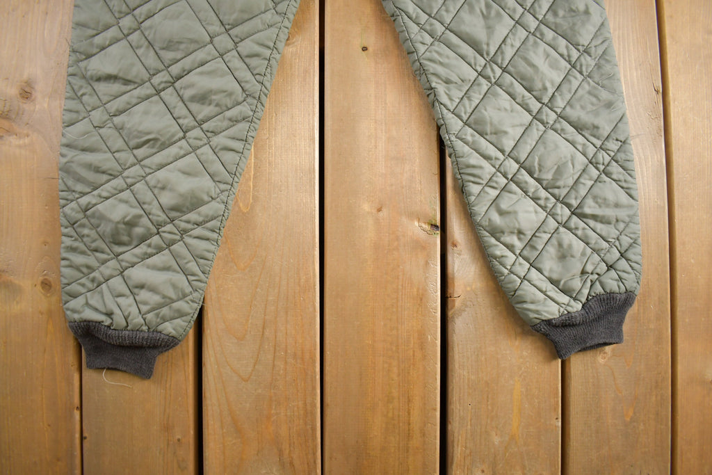 Vintage 1990s Green Insulated Snow Pants Size M