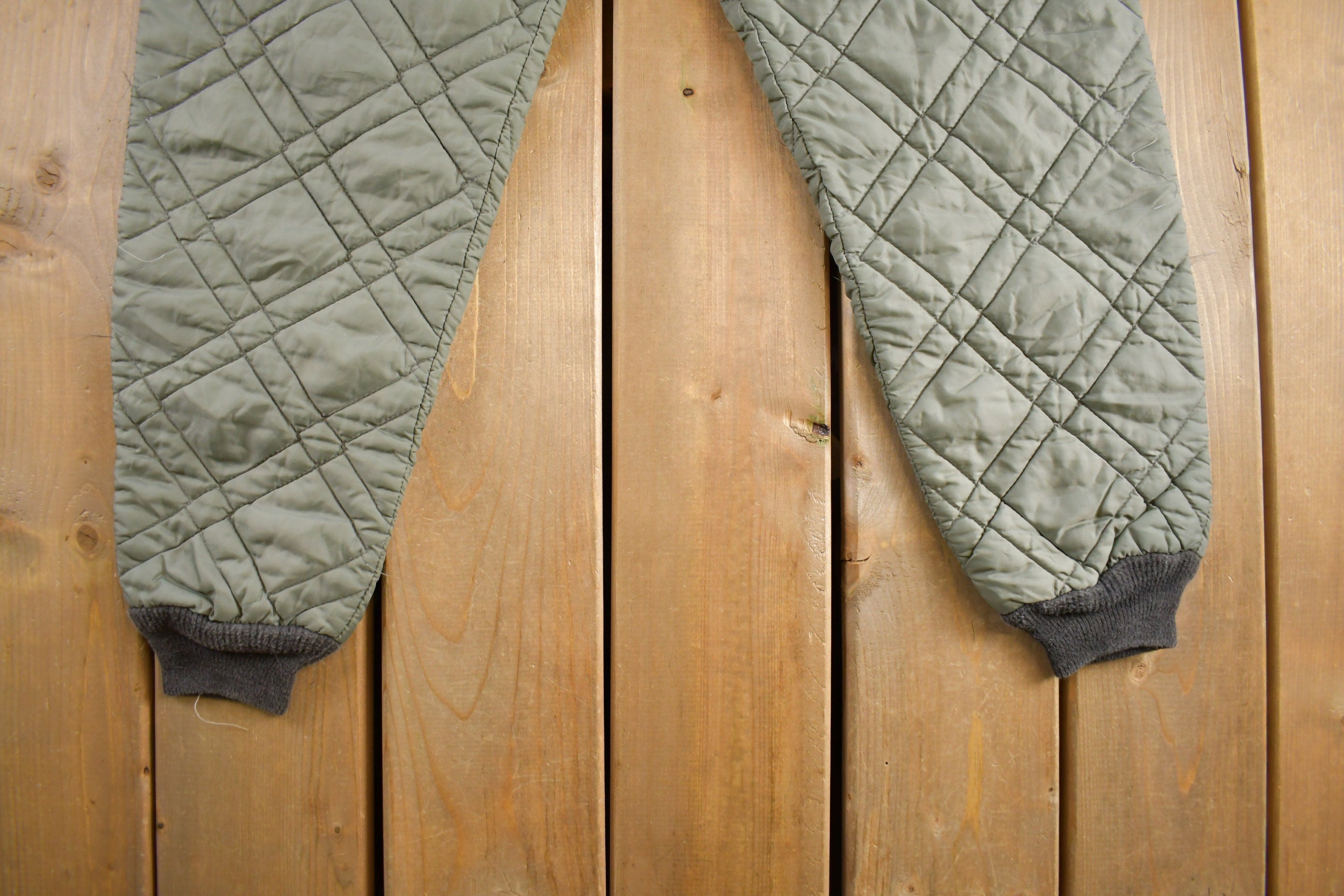 Vintage 1990s Green Insulated Snow Pants Size M
