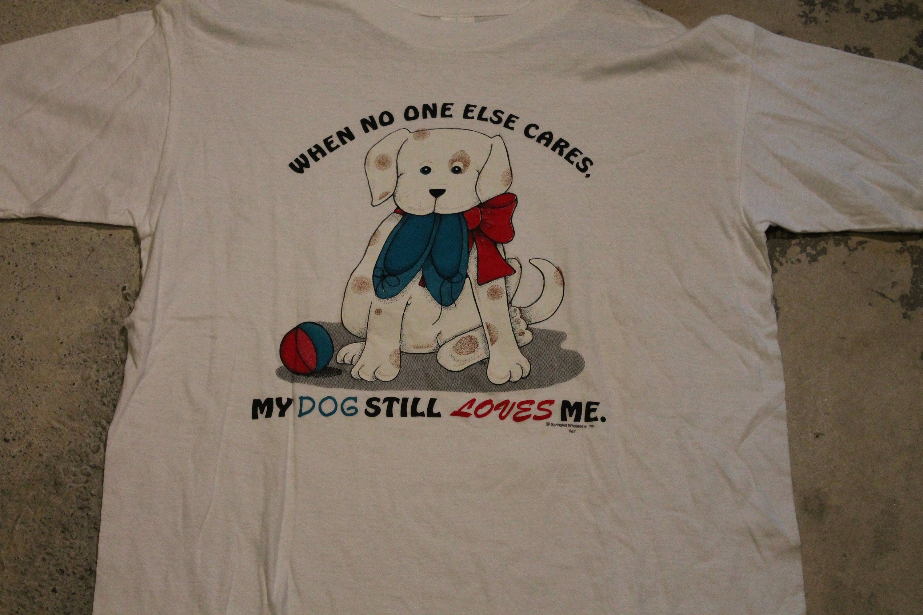 Vintage 1990s Dog Lover Graphic T-Shirt