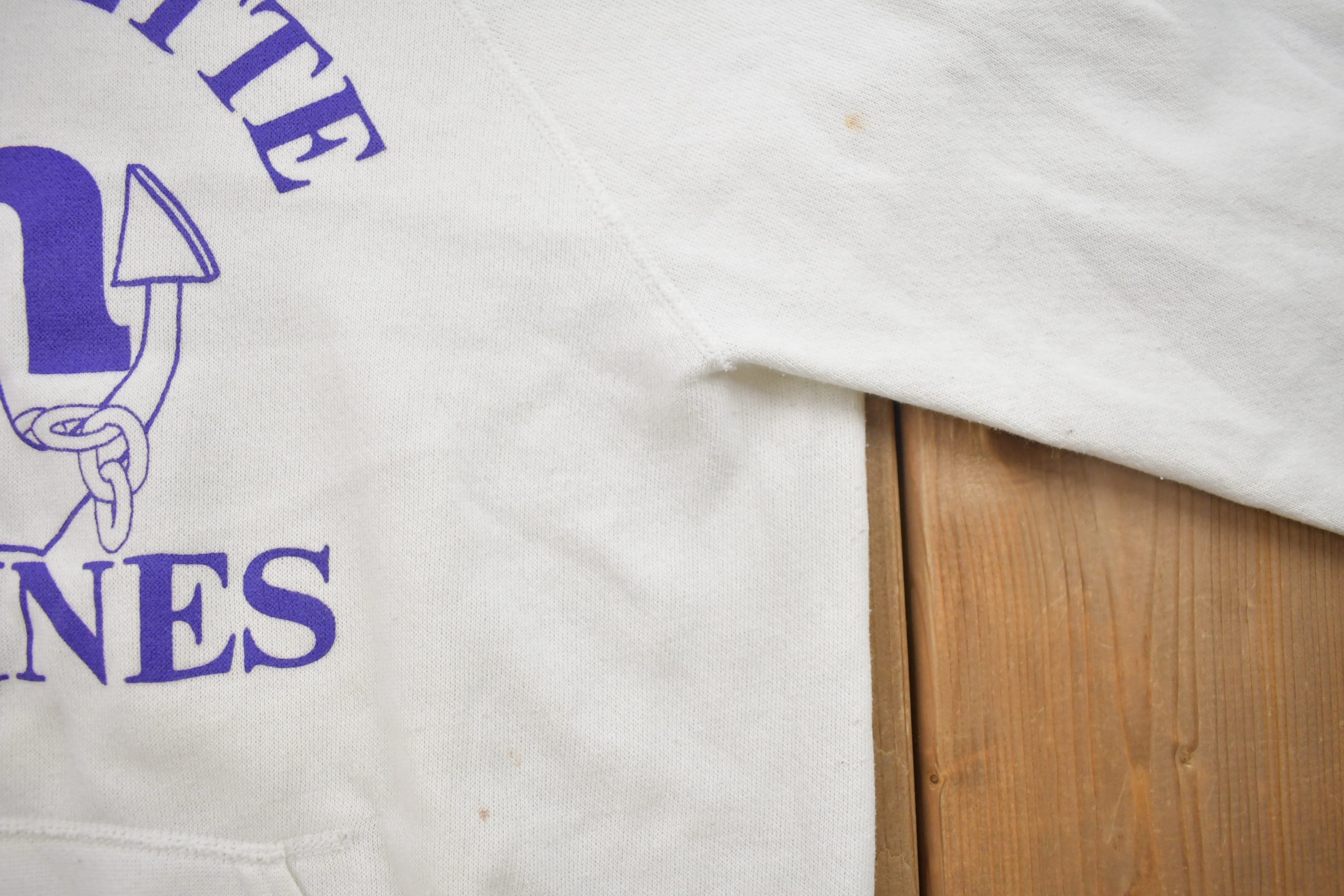Vintage 1980s Marinette Marines Graphic Hoodie