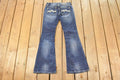 Vintage Deadstock Y2K Miss Me Bedazzled Low Rise Jeans Women's Size 26x31