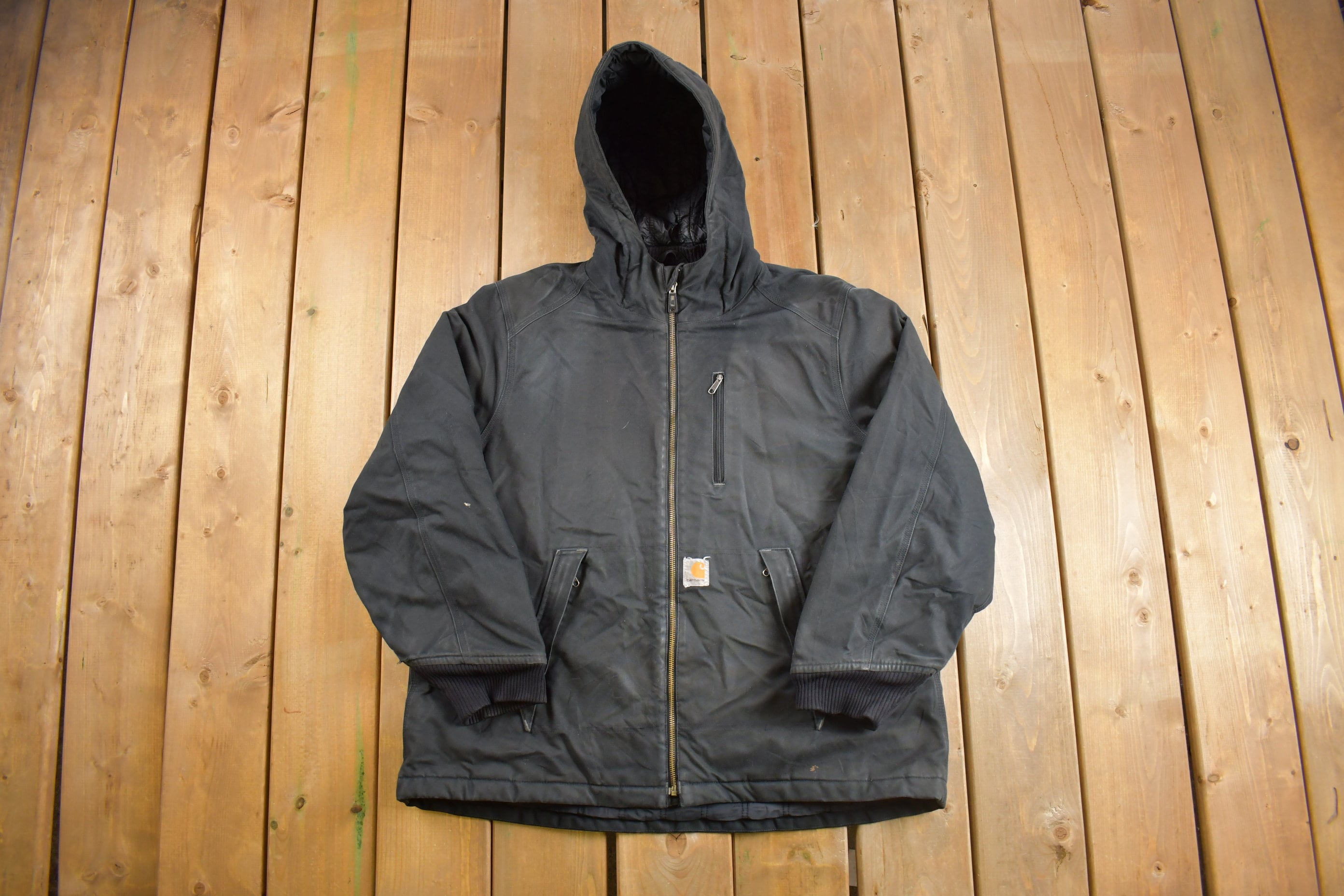 Vintage 90's Carhartt Quick Duck Hooded Jacket