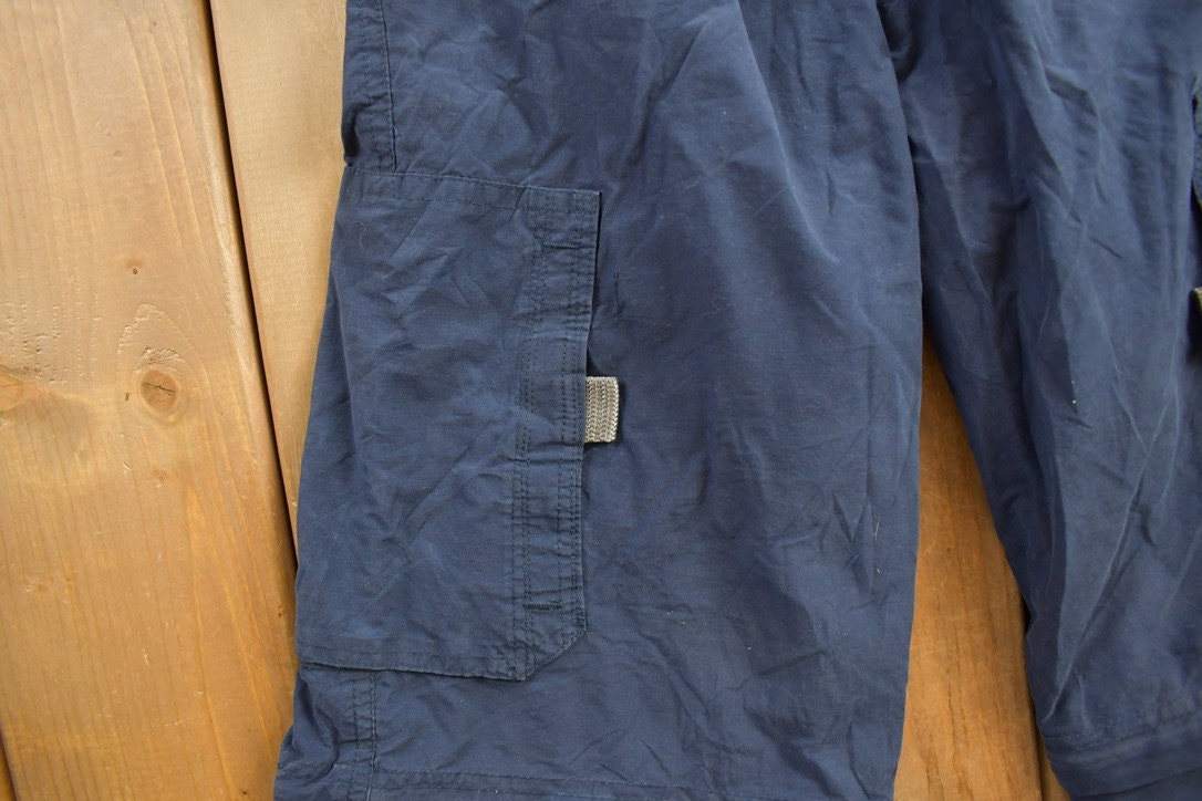 Vintage 1990s Boys Navy Convertible Track Pants