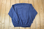 Vintage 1990s Blue Blank Crewneck Sweatshirt