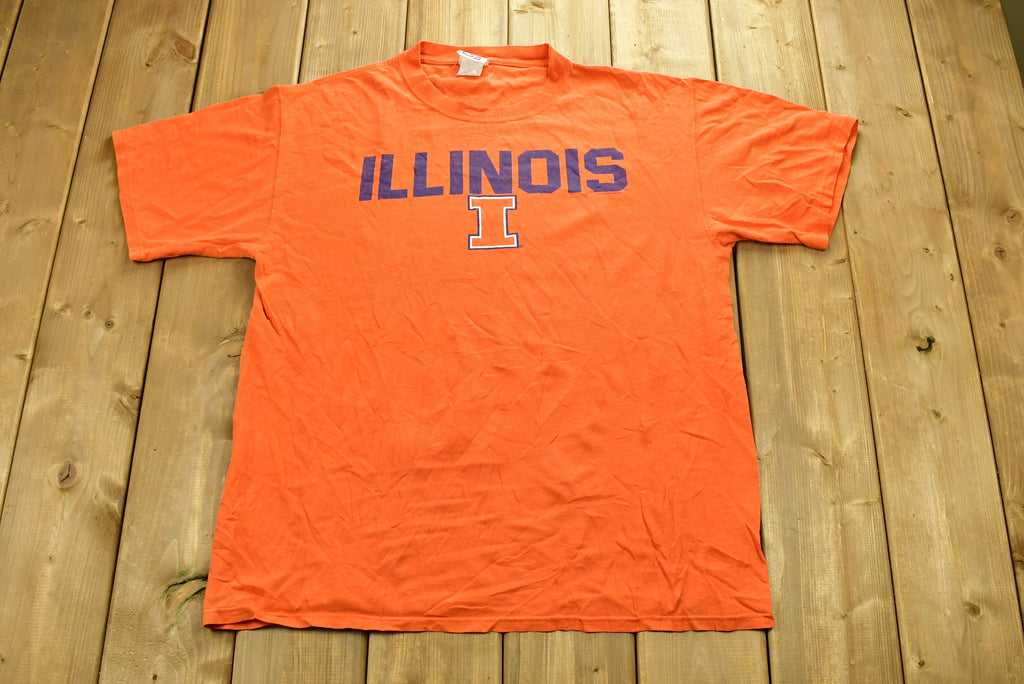 Vintage 1990s University of Illinois Fighting Illini Collegiate T-Shirt