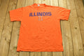Vintage 1990s University of Illinois Fighting Illini Collegiate T-Shirt