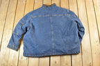 Vintage 1990s Wrangler Sherpa Lined Jean Jacket Made In USA