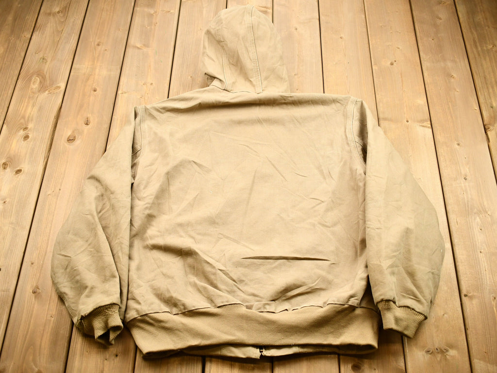 Vintage 1990s Carhartt Hooded Work Jacket