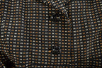 Vintage 1970s Plaid Trench Overcoat Women's Small
