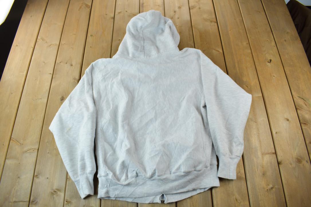 Vintage 1990s Owens Corning Trumball Zip Up Hoodie Made In USA / Vintage Hoodie / Pro Weave / Hooded Sweatshirt