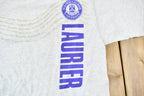 Vintage 1990s Discover Wilfrid Laurier University Single Stitch Graphic T-Shirt Made In USA