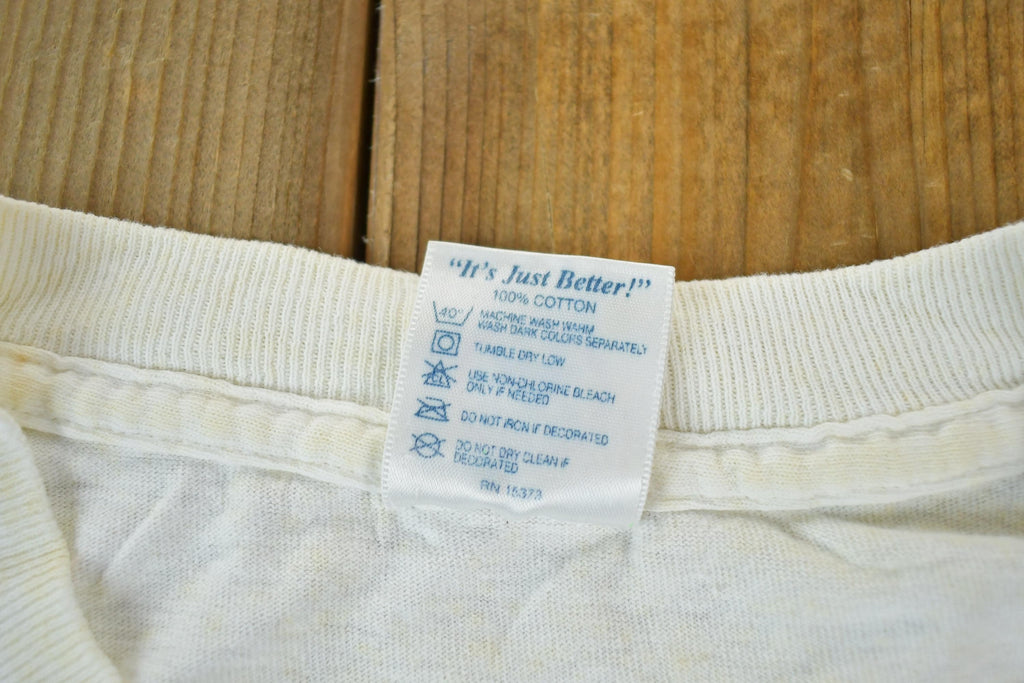 Vintage 1997 Bible Read The Instructions Souvenir T-Shirt Mens L