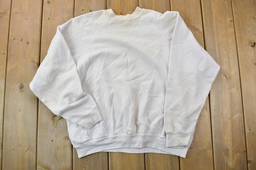 Vintage 1990s Nolan Ryan Texas Rangers MLB Crewneck Sweatshirt / Made In USA / Baseball / Sportswear / Americana