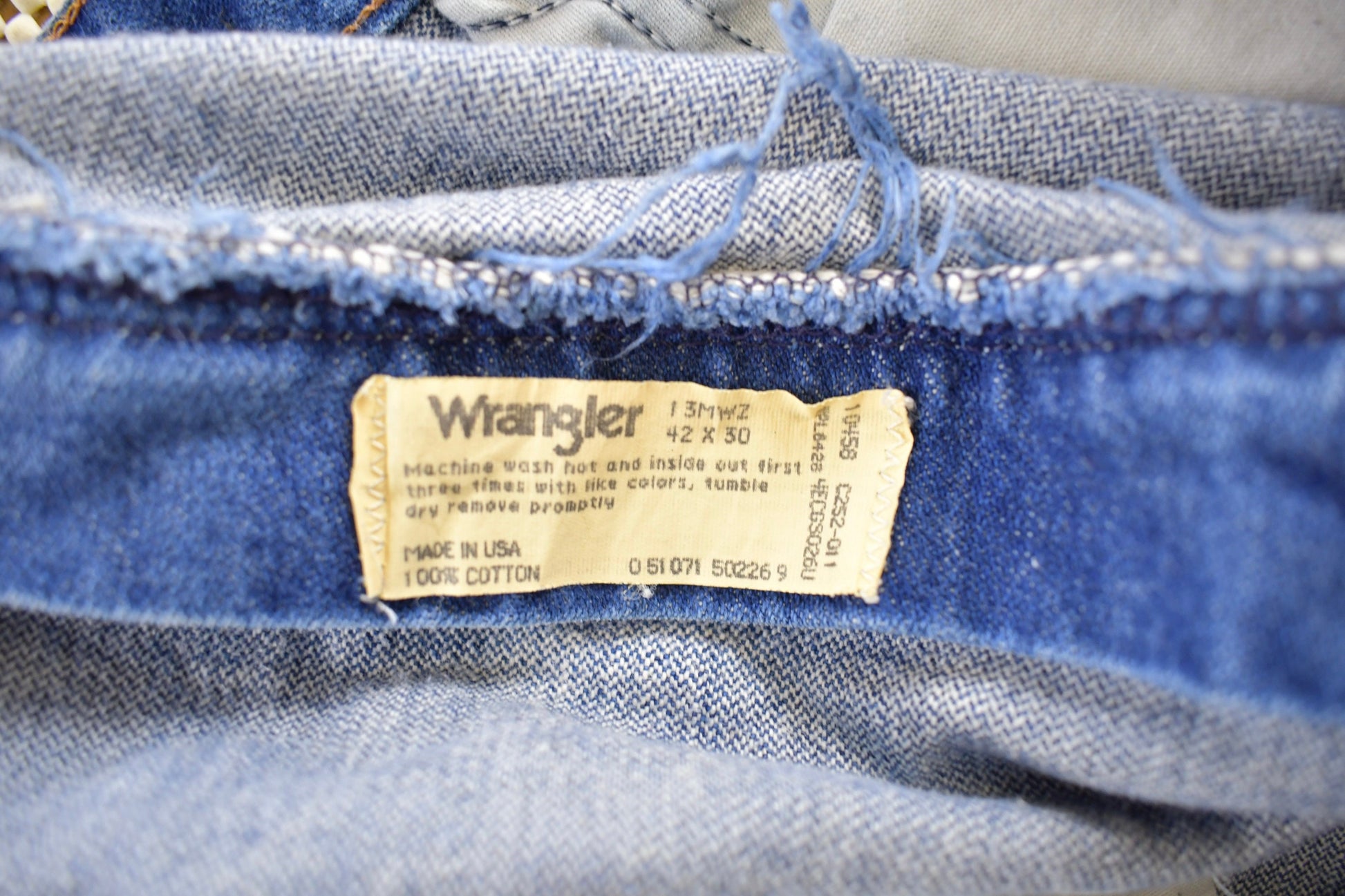 Vintage 1970s Wrangler Denim Jeans Size 42x30