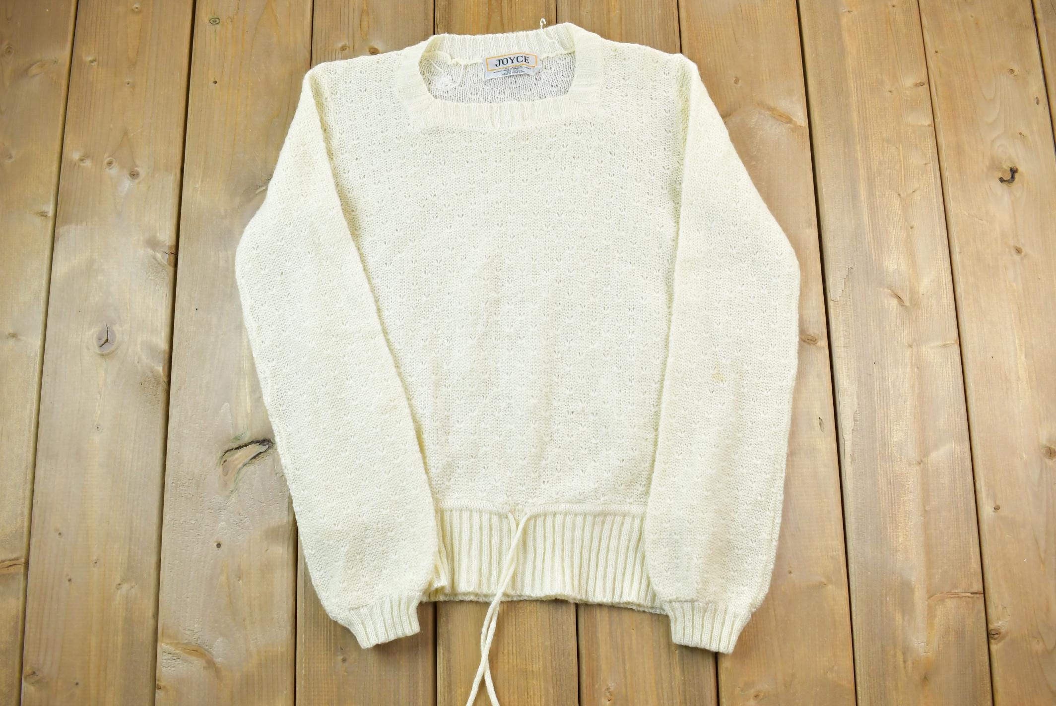 Vintage 1980s Joyce Knit Crewneck Sweater