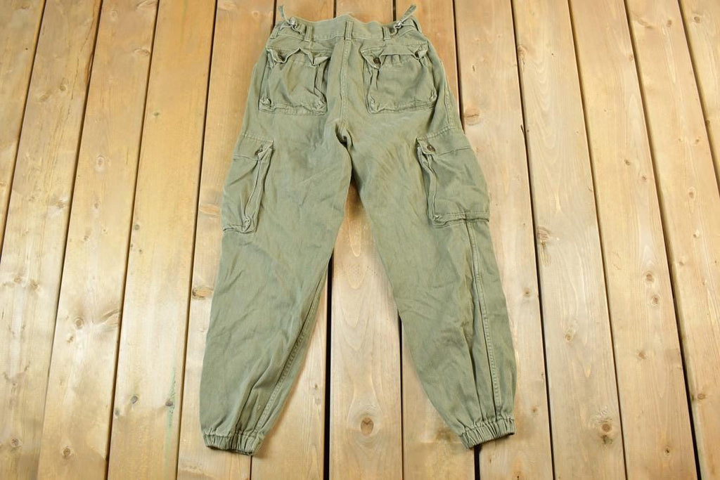 Vintage 1990s Army Green Cargo Pants Size 28 x 26